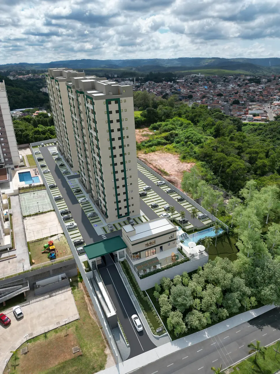 Residencial Garden Ville, vista do empreendimento